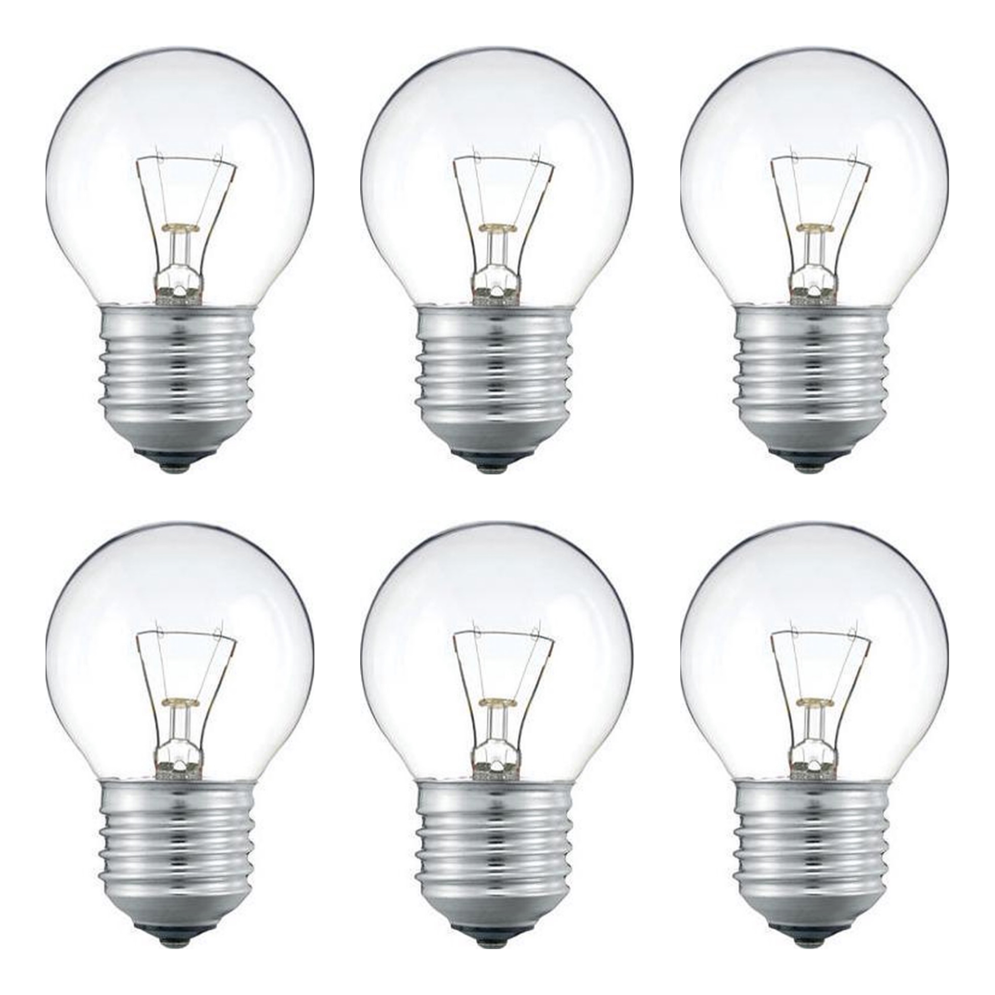 Philips Kogellamp Helder 15W E27 Voordeelset 6 stuks