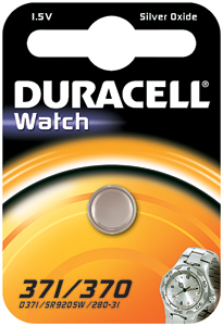 Duracell Knoopcell Batterij 371-370