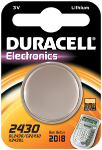 Duracell Knoopcell Batterij CR2430